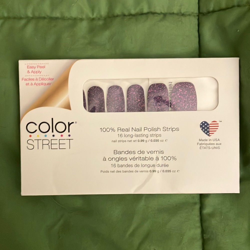 Color Street Purple Glitter